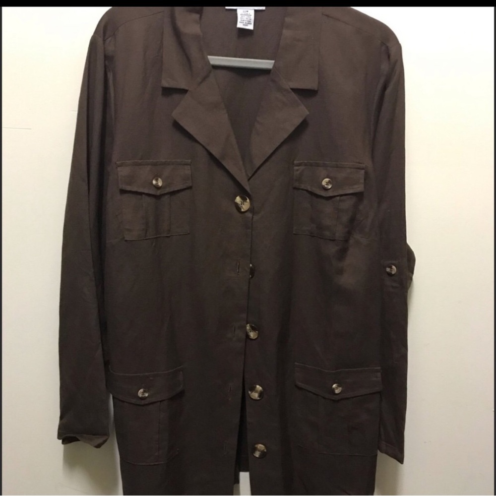 JessicaLondon Plus Size/Tall Fashion Quality Shirt Coat